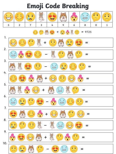 emoji-translations-worksheet-answer-key-english-esl-emoji-worksheets